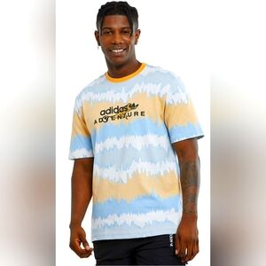 🌟725$ ADIDAS Originals Adventure AOP Chameleon Lizard T-Shirt Allover Print